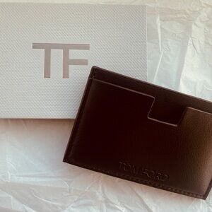 Tom Ford Brown Leather Wallet